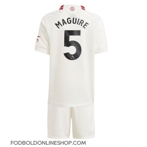Manchester United Harry Maguire #5 Tredje trøje Børn 2023-24 Kortærmet (+ Korte bukser)